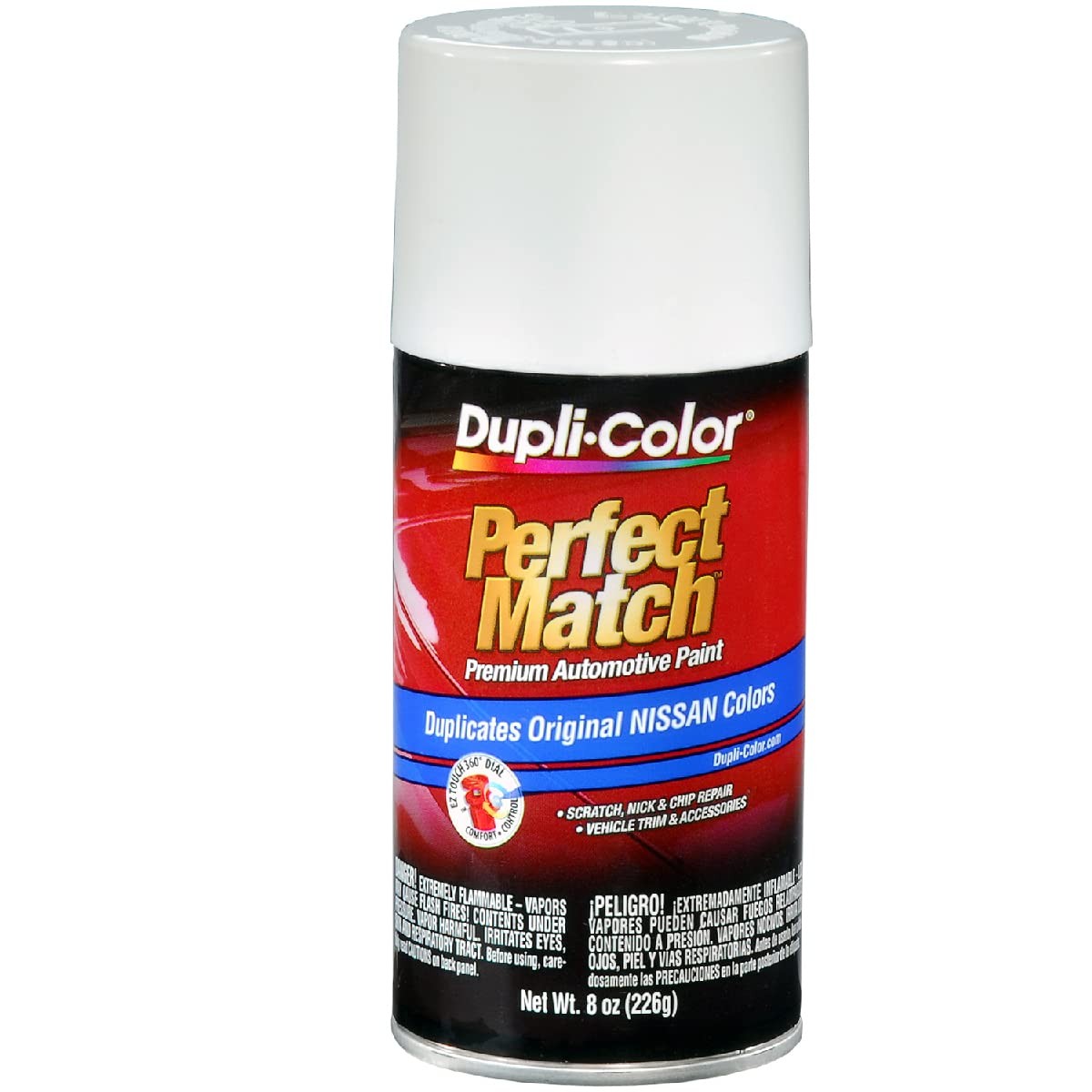 Automotive Spray Paint, Cloud White, 8 oz  Perfect Match Finish