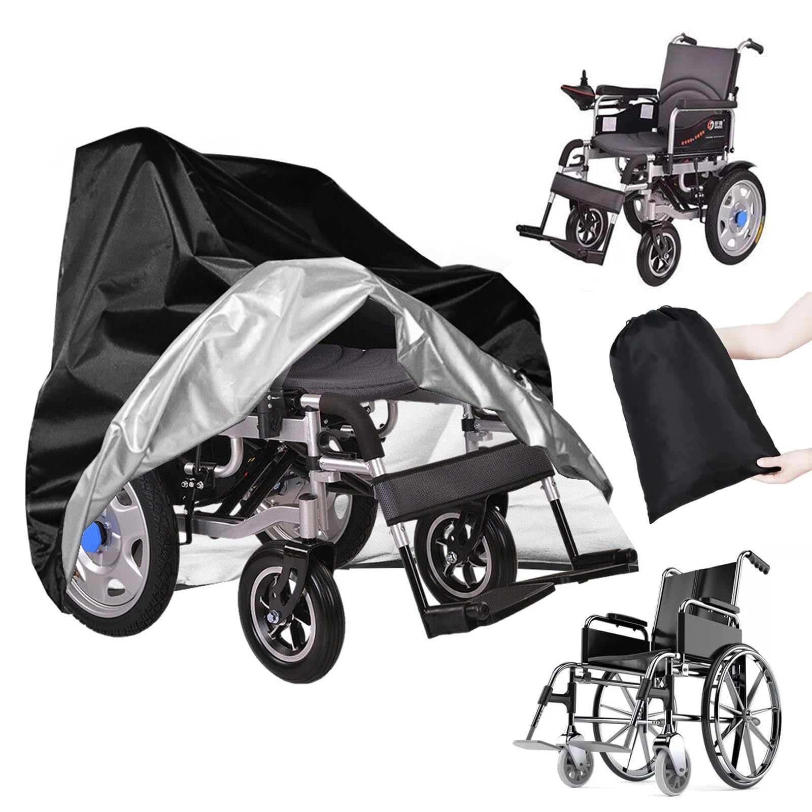 Wheelchair Cover, Electric Wheelchair Cover Waterproof, Mobility Scooter Stor...