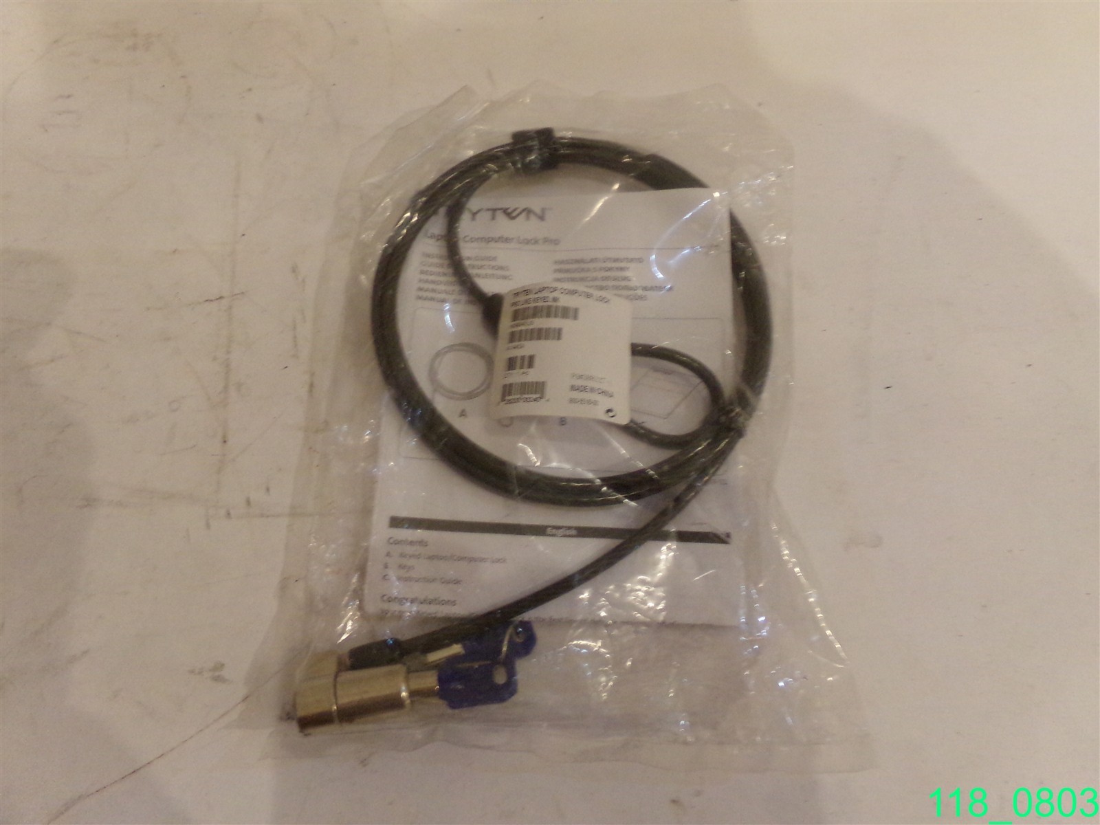 Tryten Technologies Laptop Computer Lock Pro K64948US , A1445A - NEW