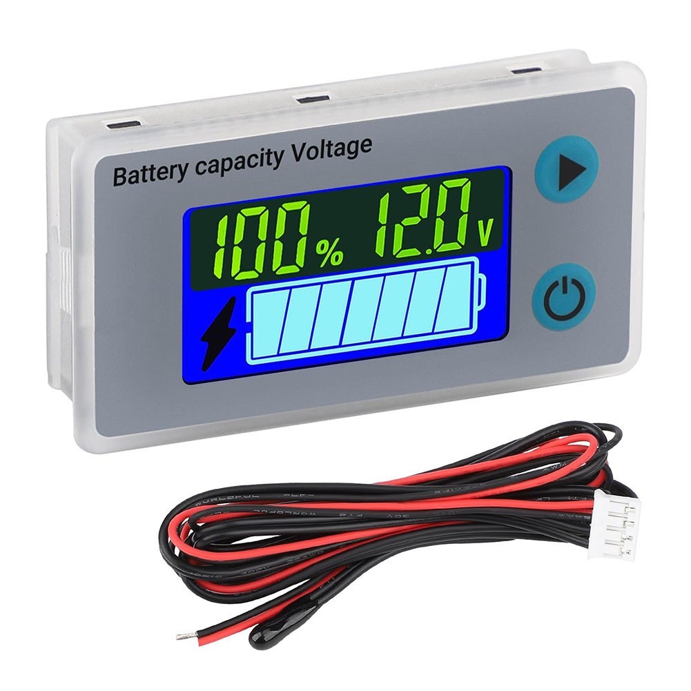 Battery Capacity Tester with LCD Display for 10 100V Lithium Batteries