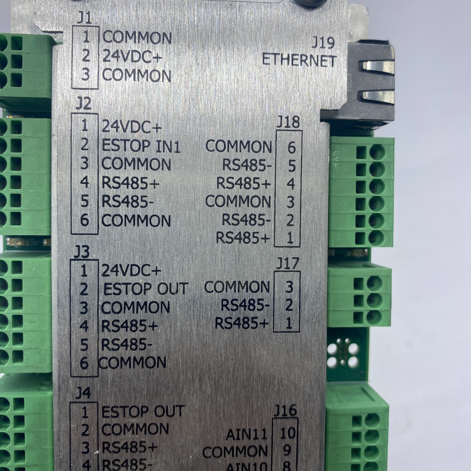 SULLAIR INTERFACE CONTROL BOARD 02250225-289 ETHERNET J19 COMMON 24VDC 🎯