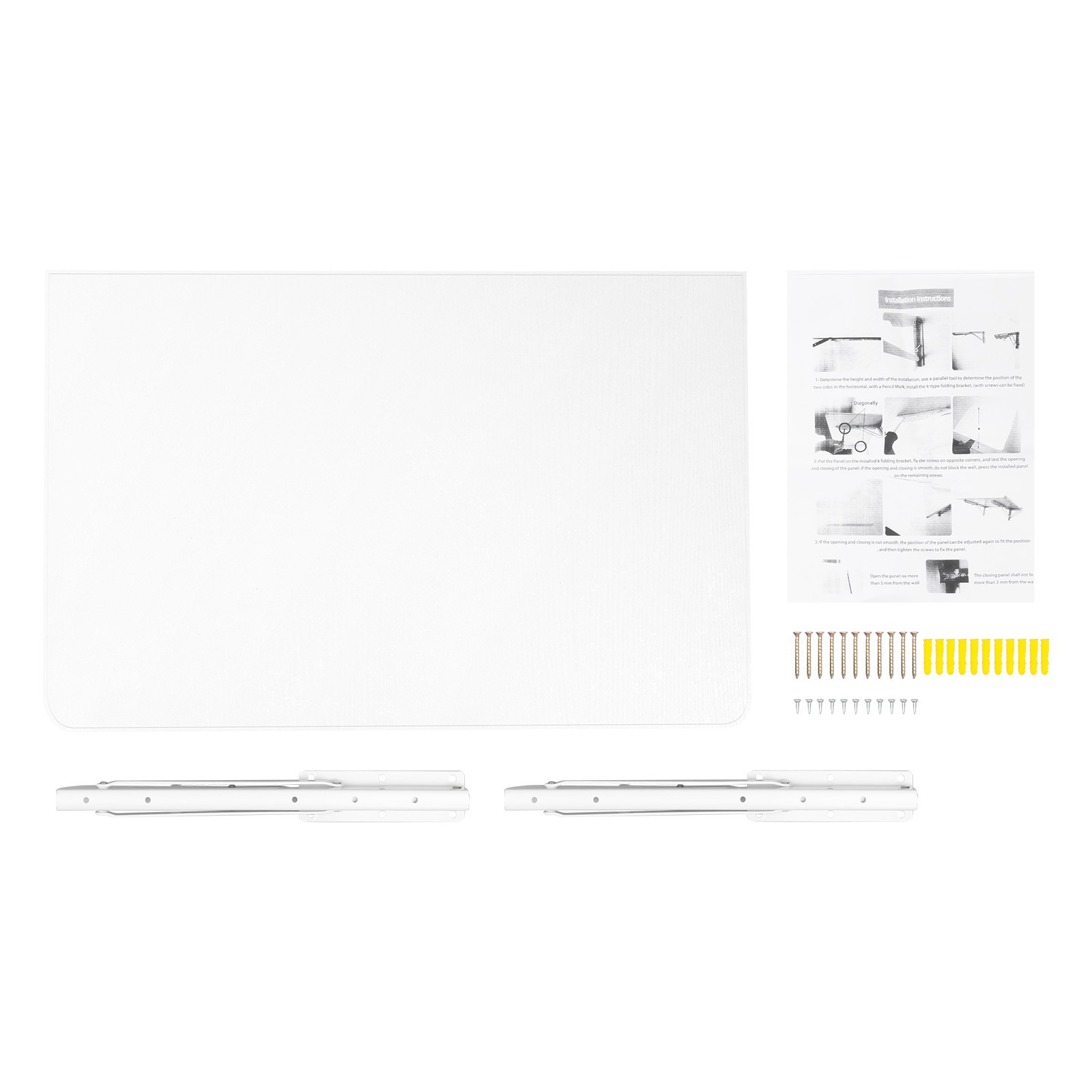 Home/Office Wall Mounted Floating Writing Table Computer Desk Work Table Durable