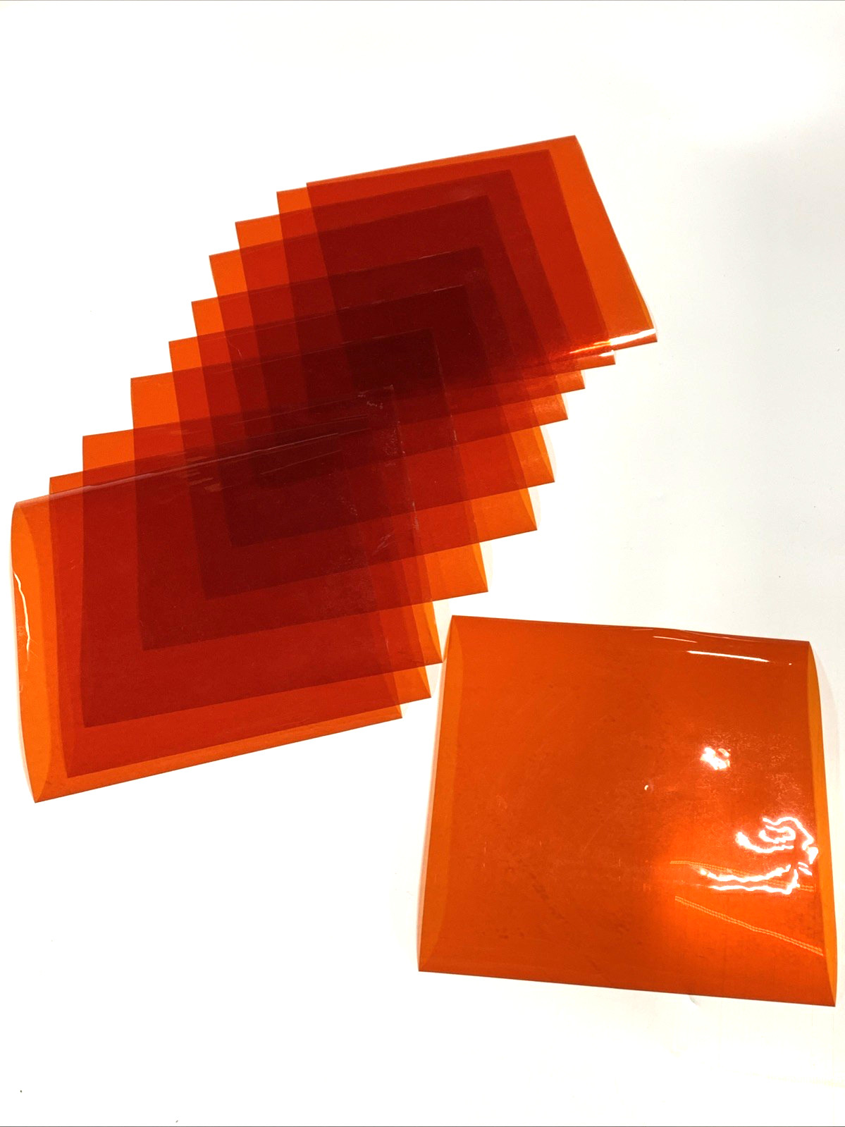 NEW 7.5" Lee L021 lot of 10 (021 Gold Amber Gel Filter Source Four Par)