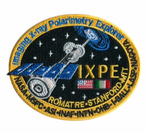 NASA /ASI Imaging X-ray Polarimetry Explorer (IXPE) Embroidered Mission Patch