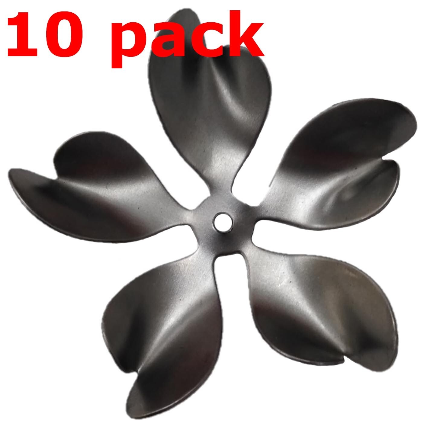 Metal Stampings Pressed Stamped Steel Flower 5 Petals Plant .020" Thickness F133