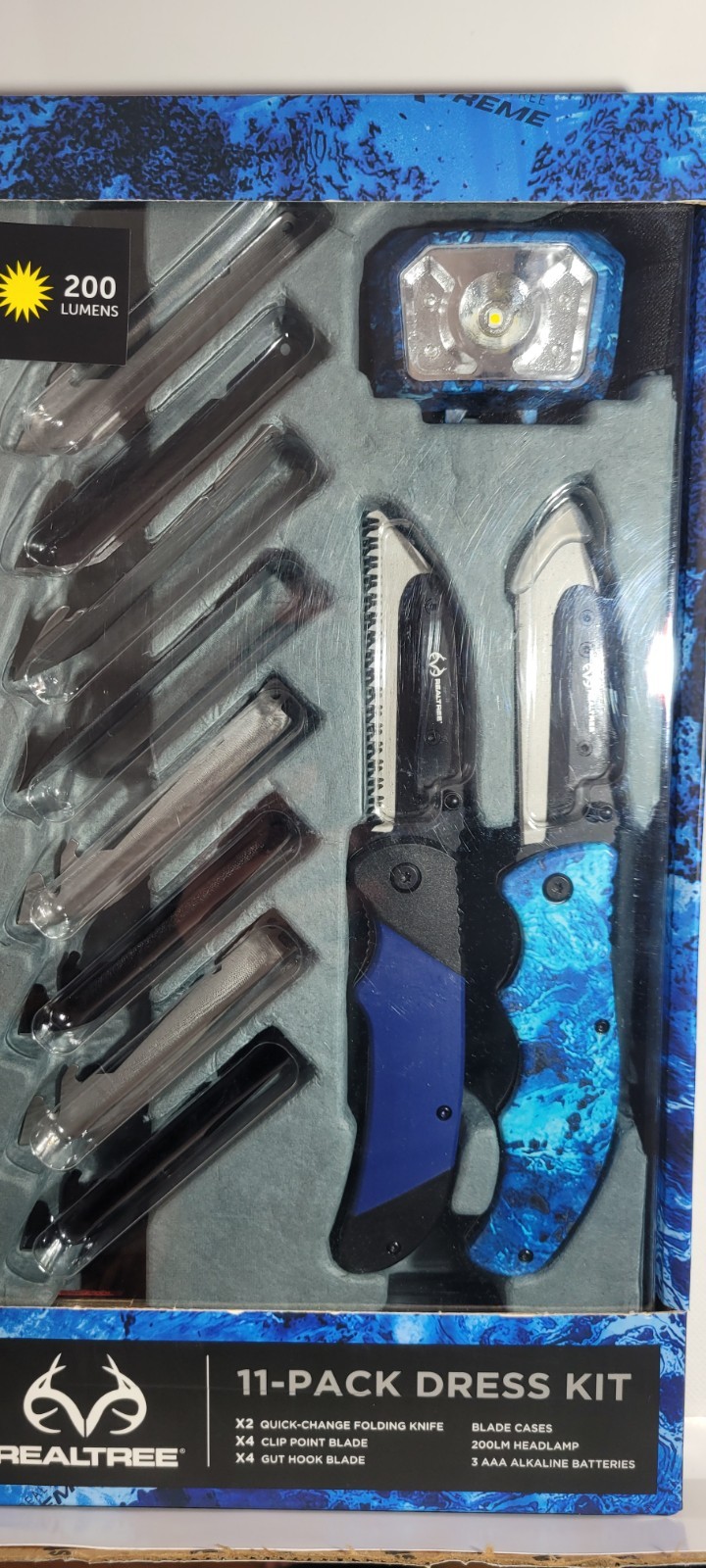 Realtree 11-pack Dress Kit Includes 10 replacement blades and a free lamp