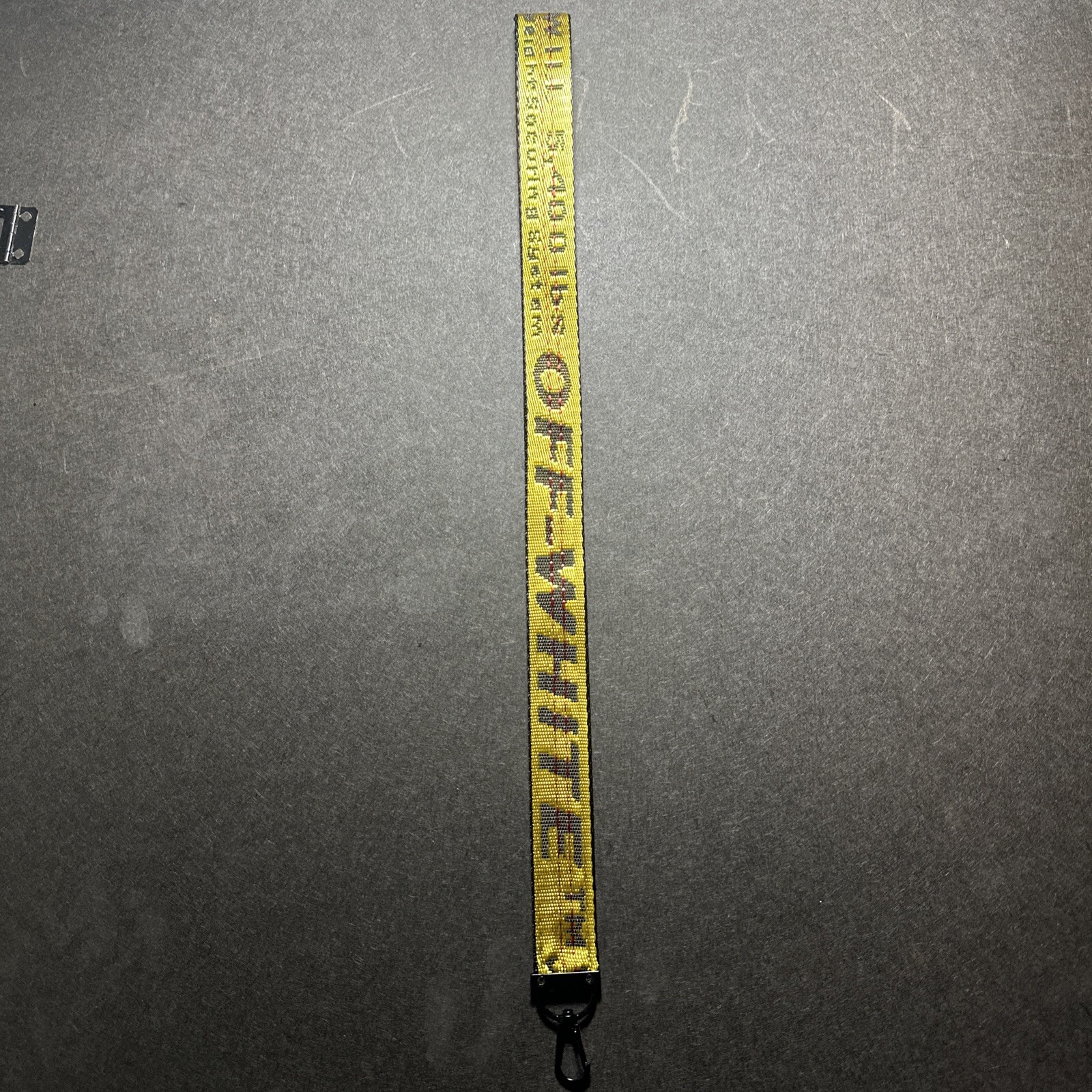 Off White Lanyard Yellow
