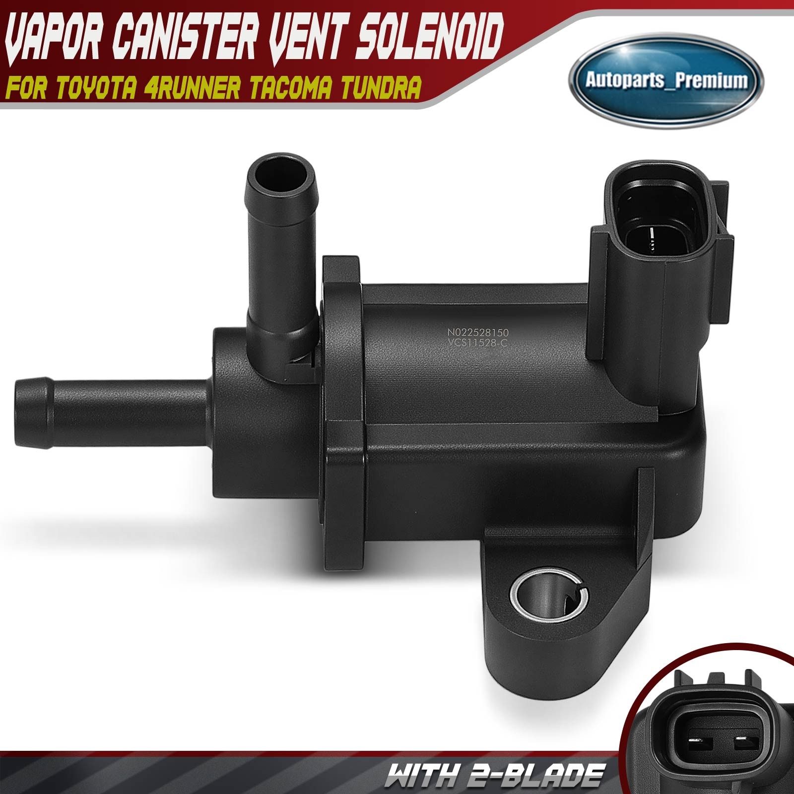 Vapor Canister Purge Valve for Toyota 4Runner Tacoma Tundra FJ Cruiser 2.7L 4.0L