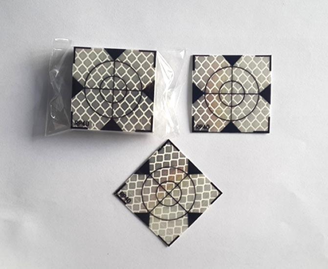 100pcs 40 x 40 mm  Reflector Sheet Super Power Reflective Tape Target New
