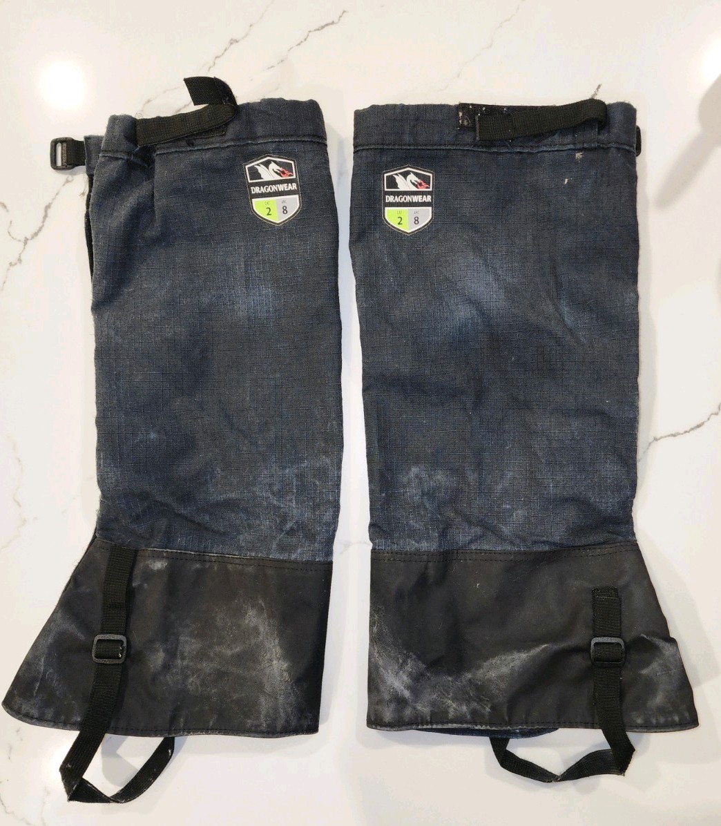 True North DragonWear FR Waterproof Leg Gaiters CAT 2 ARC 8 Size XL