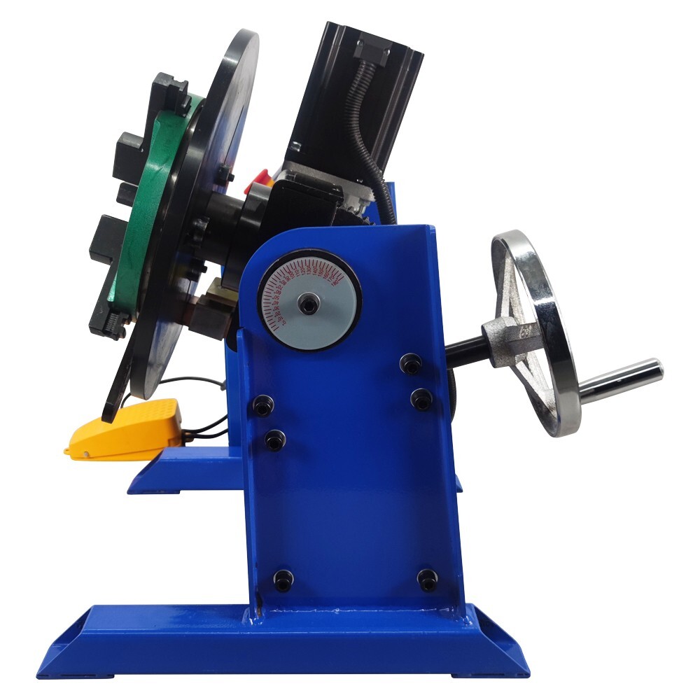 AC110V 60HZ 50KG PLC Controller Welding Positioner + 200MM Chuck