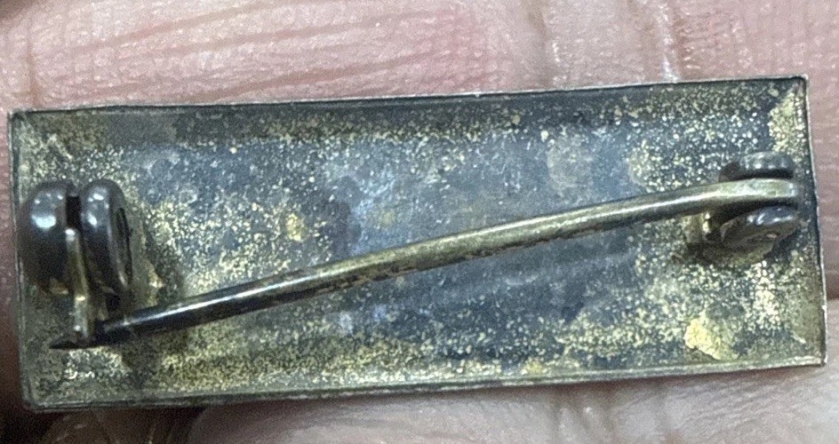 Vintage Sterling silver pair Lieutenant Bars