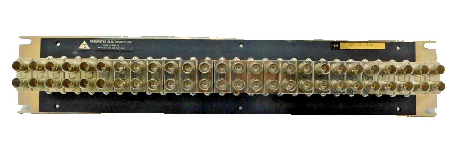 Trompeter Electronics JSI-52/J14W Patch Panel with 26 each J14W Connectors