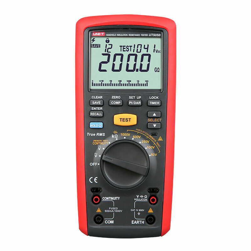 UNI-T UT505B Handheld Digital Insulation Resistance Tester AC/DC Voltage Meas ✦K