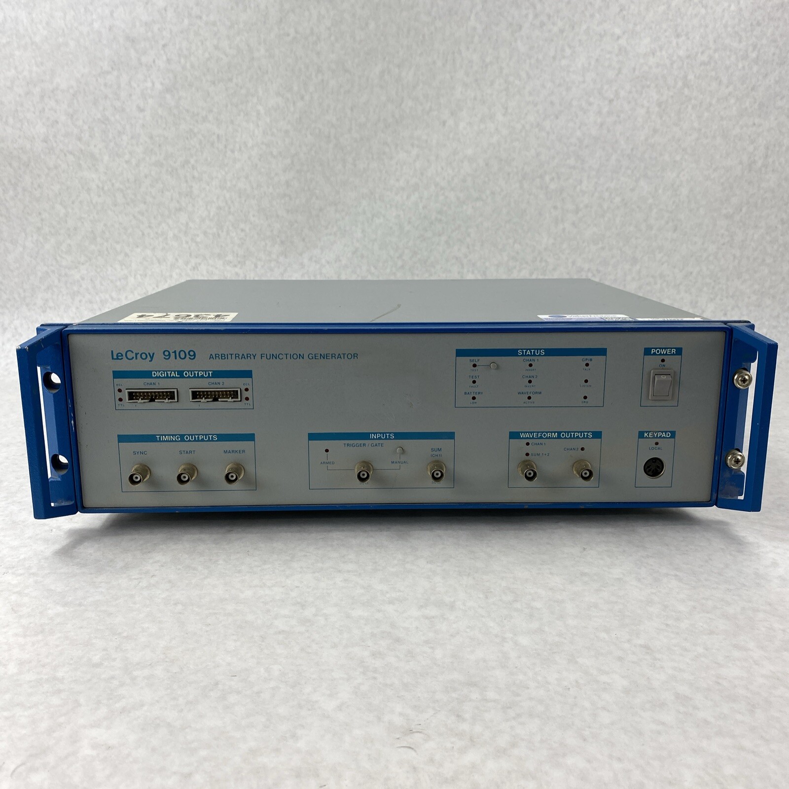 LeCroy 9109 25MHz Dual Channel Arbitrary Function Generator