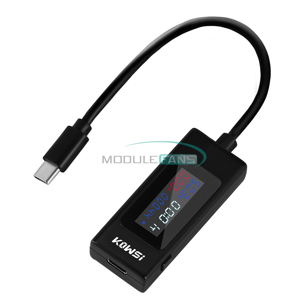 Mini LCD USB Type-C Voltage Current Detector Mobile Power Charger Tester Meter