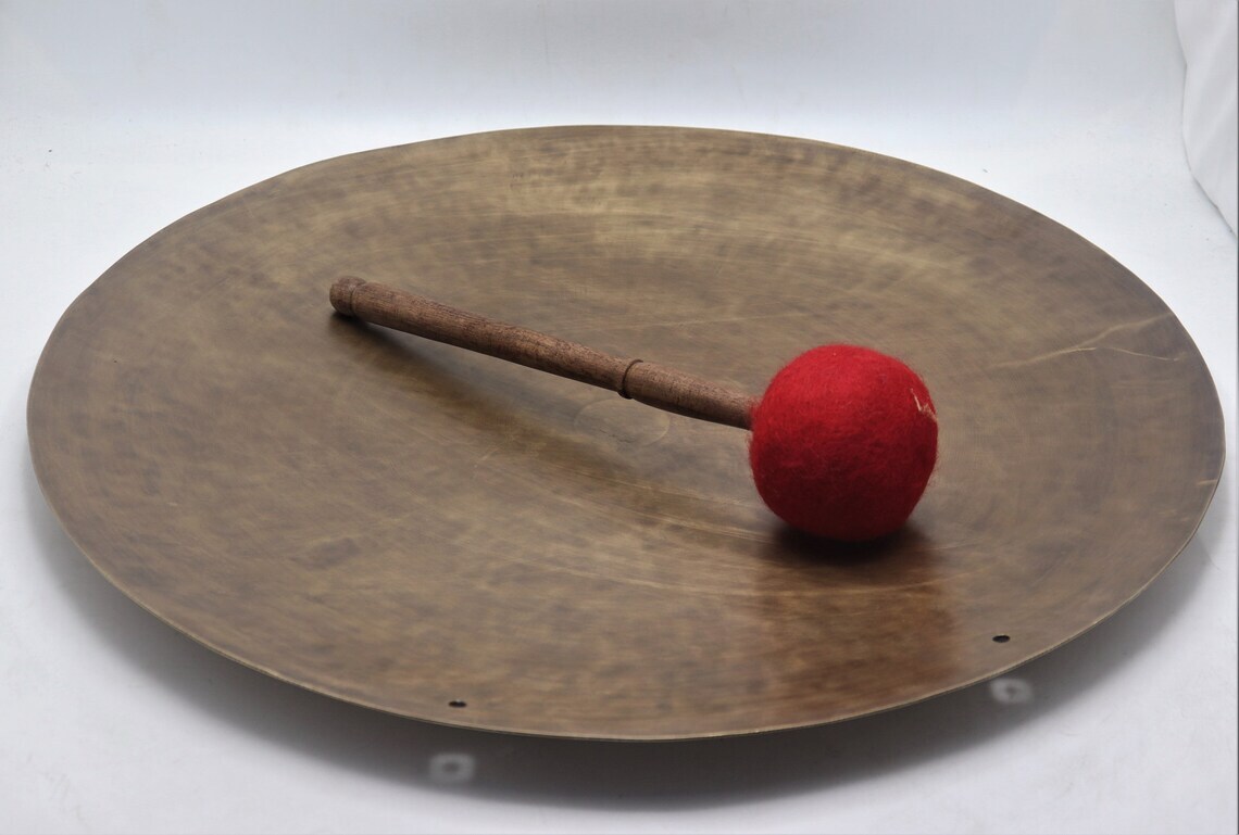 🌟 Ganesha Craft Handmade Tibetan Gong -Available in 7 Different Sizes 🌟