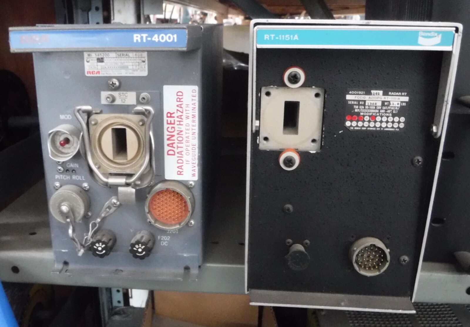 RT-1151A AND RT-4001   WEATHER  RADAR  XCVRS   ONE OF EACH ..   FREE SHIPPING