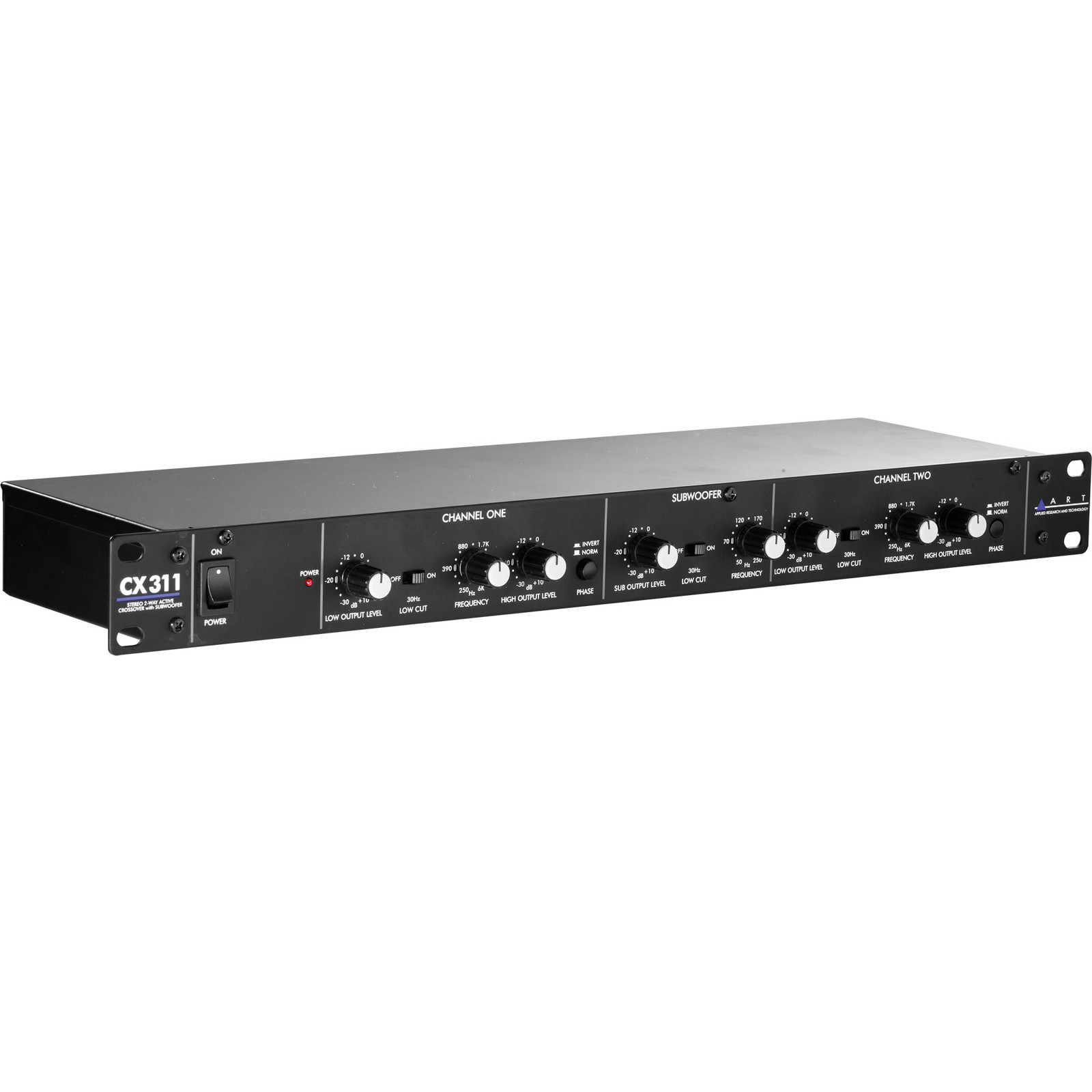 ART CX311 Stereo 2-Way Crossover with Sub Out
