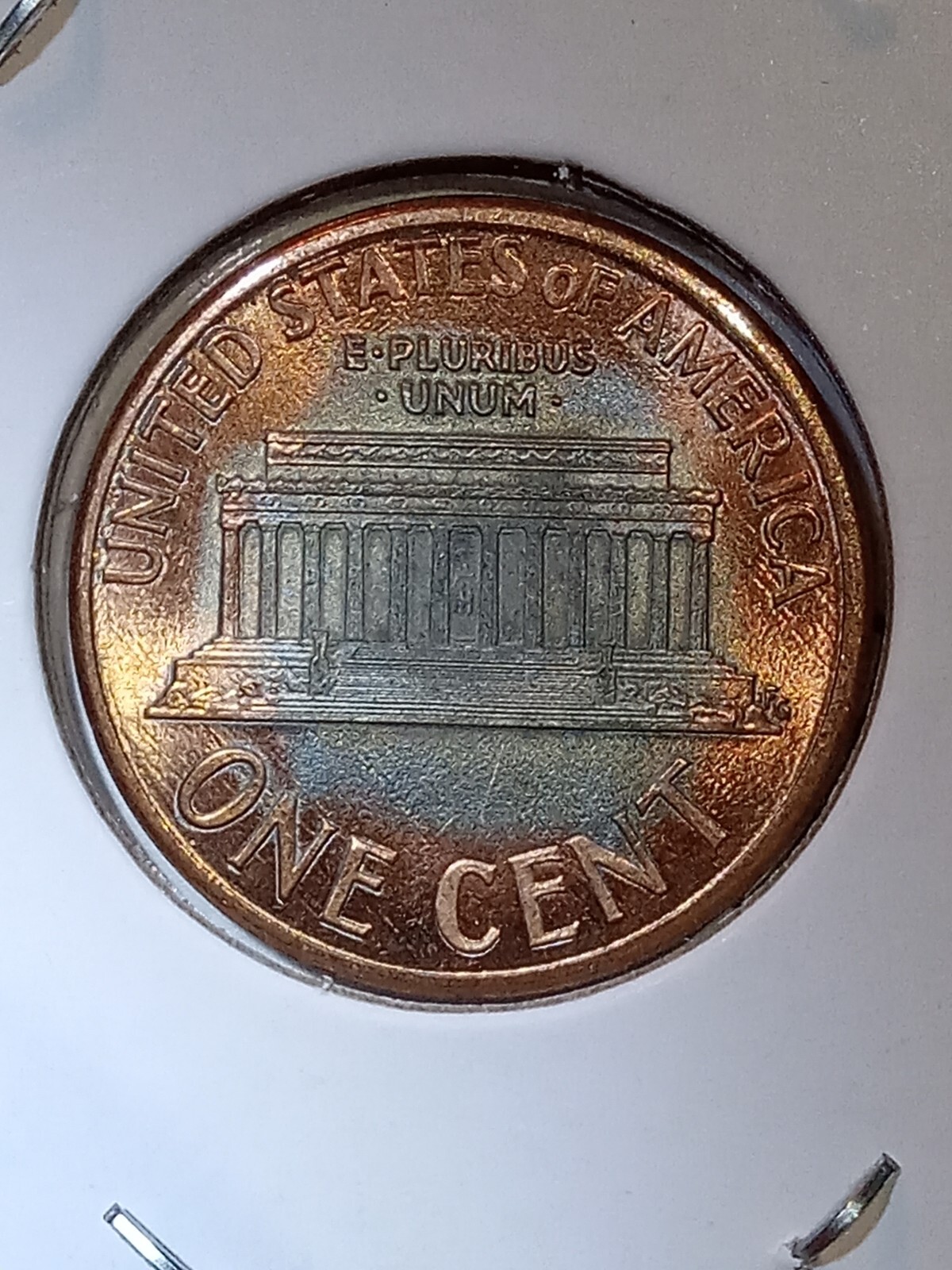 1992 Lincoln Cent W/ Missing Clad Layer Both Sides, Lamination Error & DD Vein!