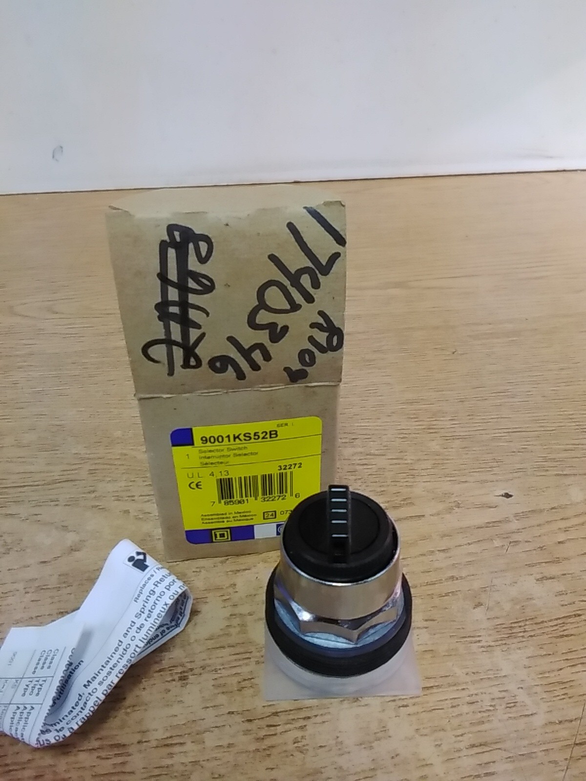 Square D 9001KS5203 Series L Selector Switch