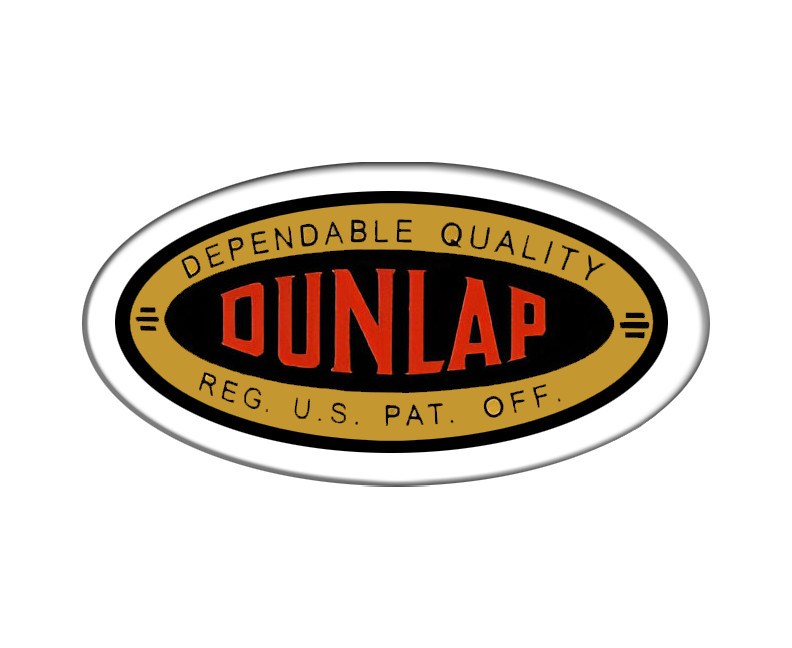 Set 8 DUNLAP TOOLS Vintage Sticker