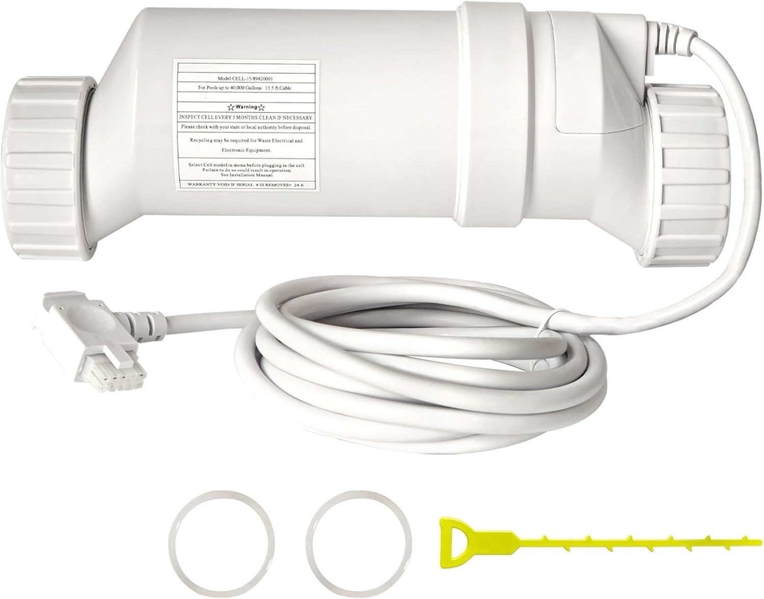 T-15 Salt Cell Replacement for Inground Swimming Pool up to 40,000 Gallons, Comp
