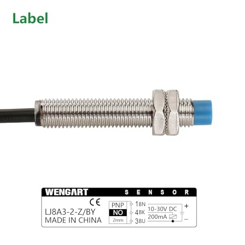 M8 Inductive Proximity Sensor LJ8A3-2-Z/BY (Normally Open), 2mm NO PNP