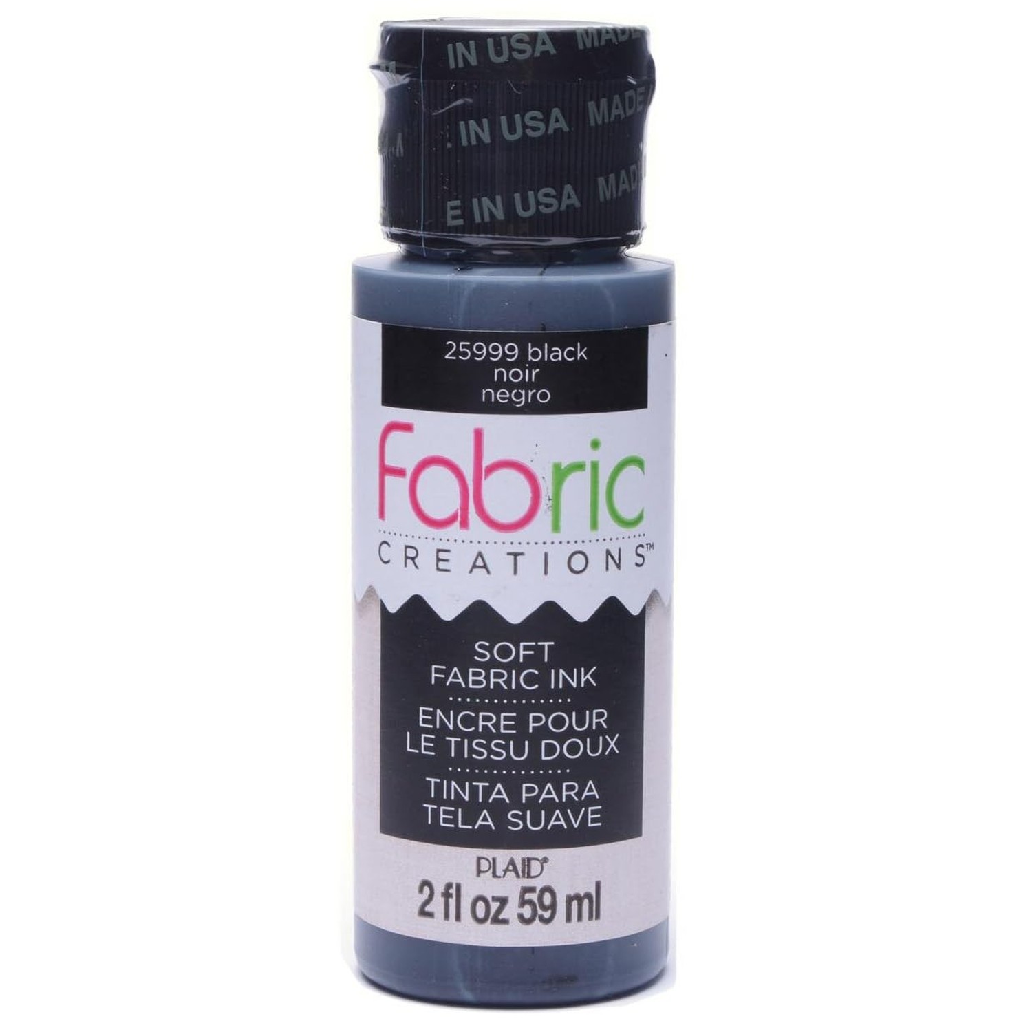 Fabric Ink in Assorted Colors (2-Ounce), Black