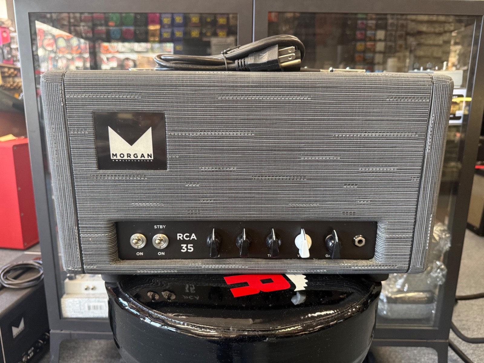 Morgan RCA35 All tube Big Bottle Guitar Amplifier Head-Twilight-KT66's USA made