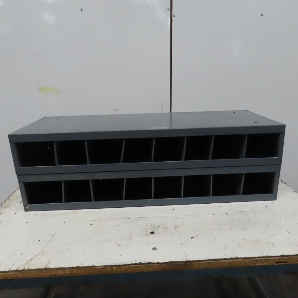 Durham 16 Opening Storage Parts Bin Cabinet 34" L x 12"D x 10-1/2" H