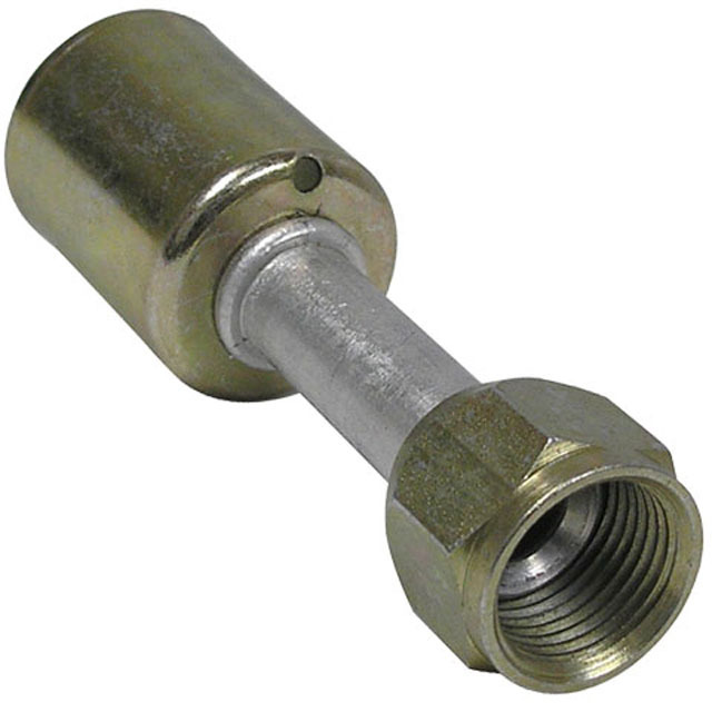 A/C FITTINGS, CRIMP ON,BEADLOCK FEMALE FLARE STRAIGHT #8 NUT, #8 HOSE 35B1102