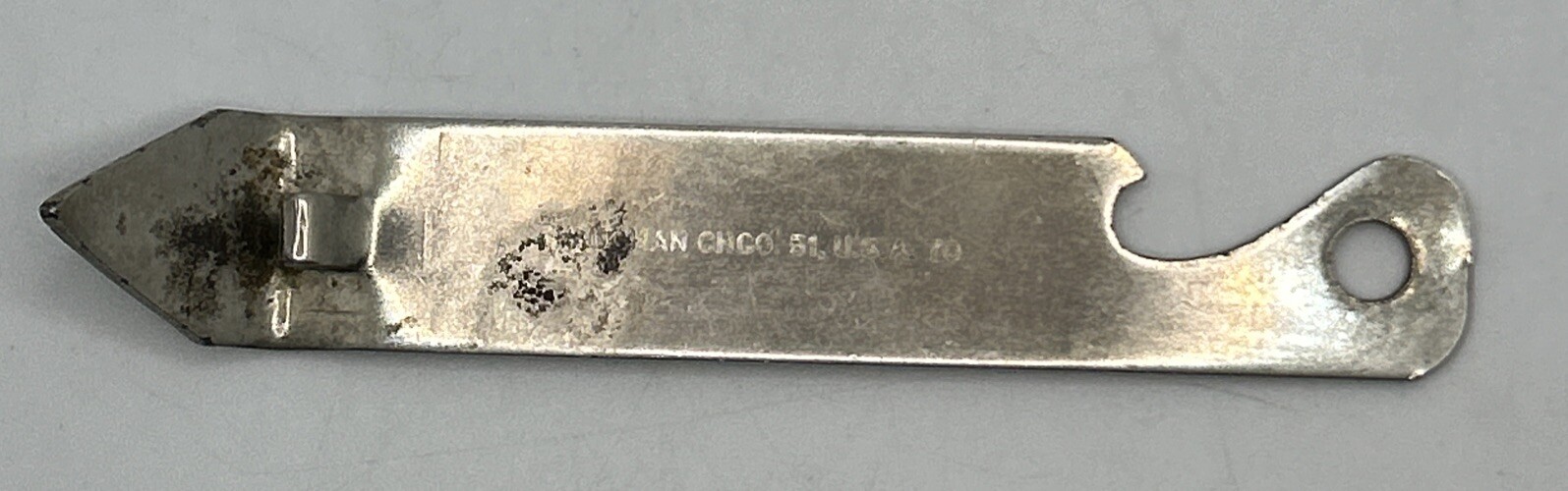 Vintage "Quick and Easy" Can & Bottle Opener Metal Vaughan USA