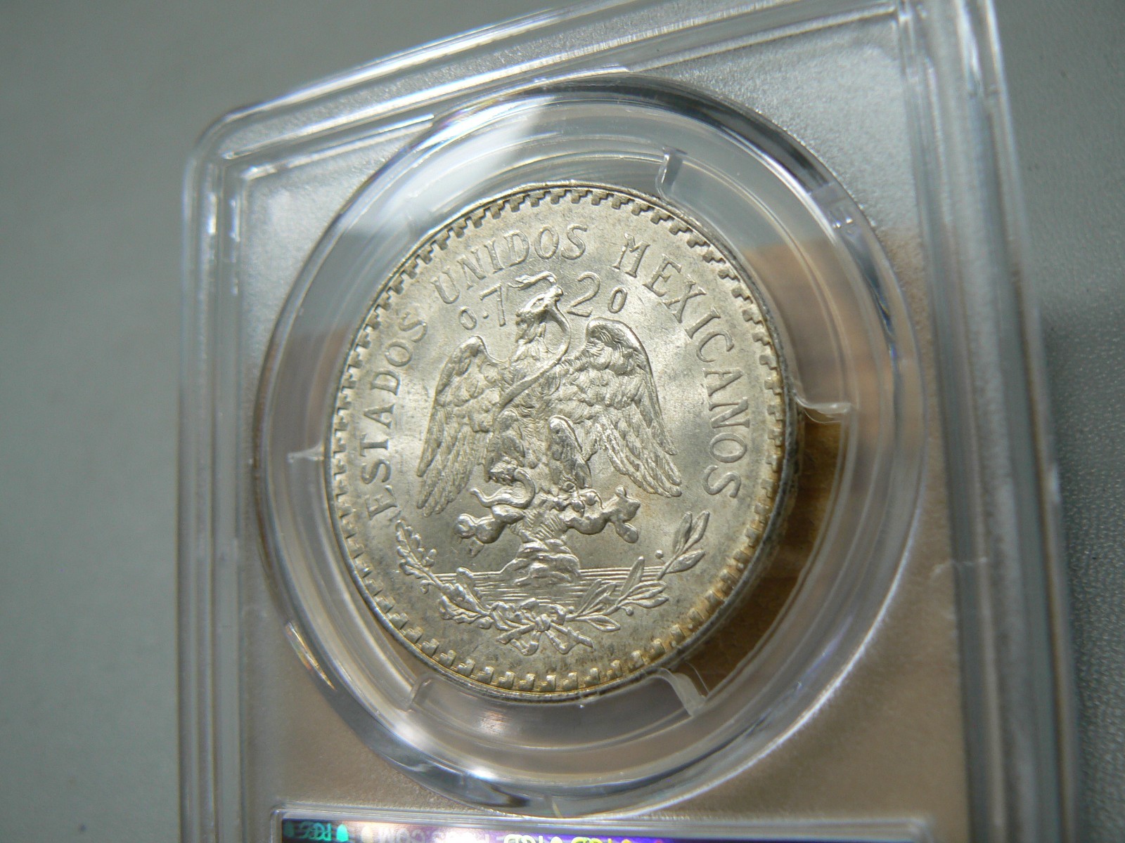 Mexico 1945-M Peso PCGS MS65