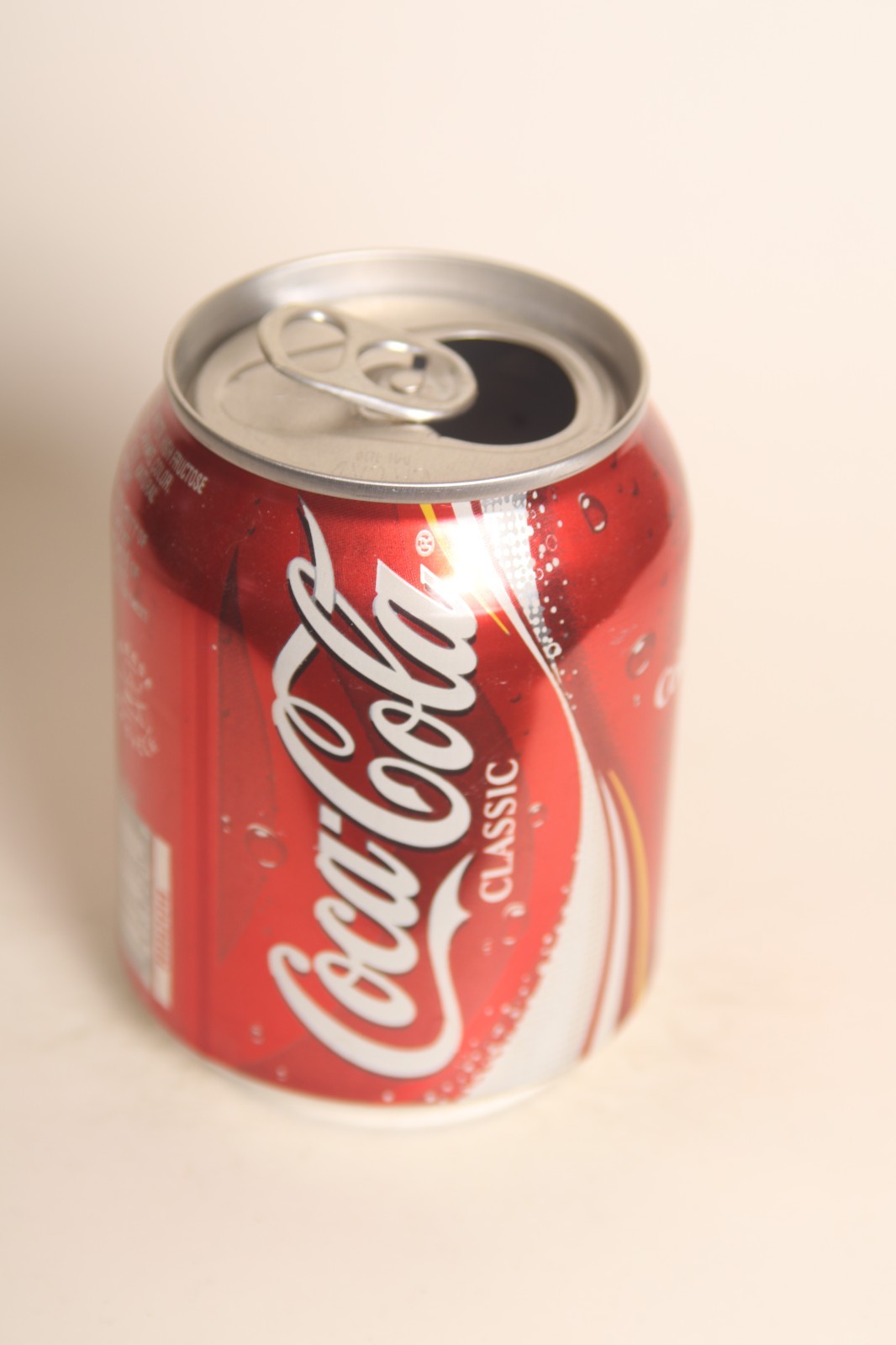 Coca-Coke soda can - 8oz Yellow strip