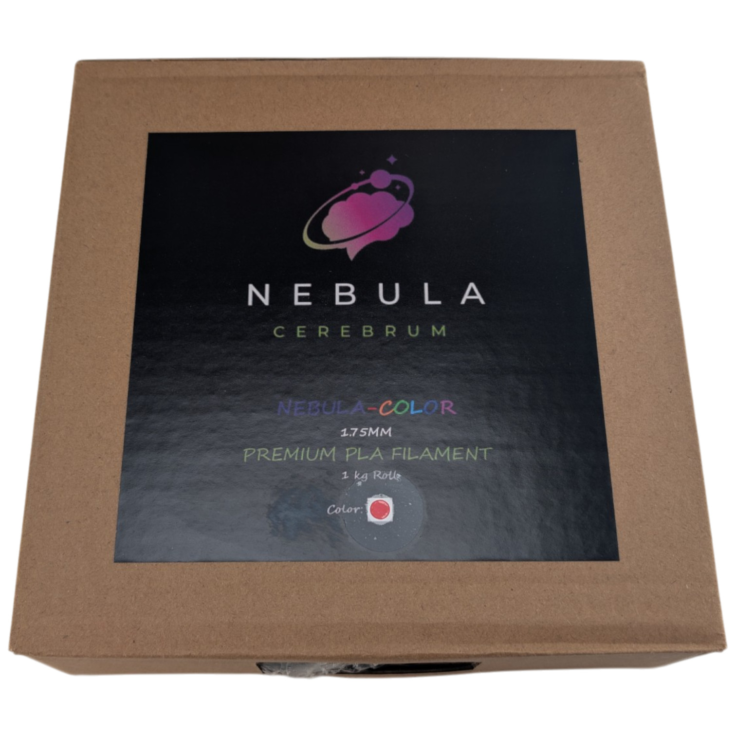 Nebula Cerebrum Nebula-Color Premium PLA 3D Printer Filament 1.75mm 1kg Red
