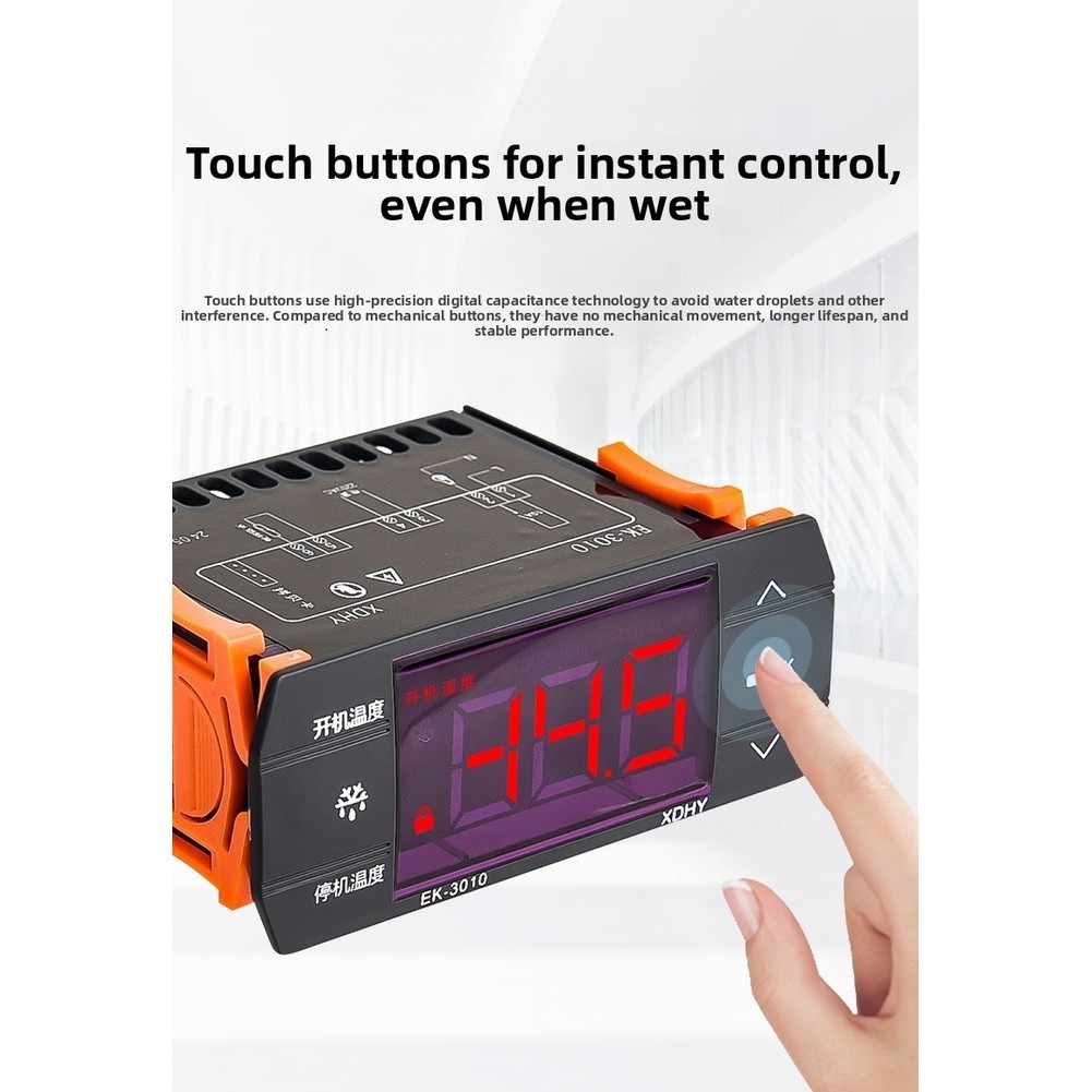 EK3030 Controller for Refrigeration IP65 Panel Mount Sensor 10A/220VAC
