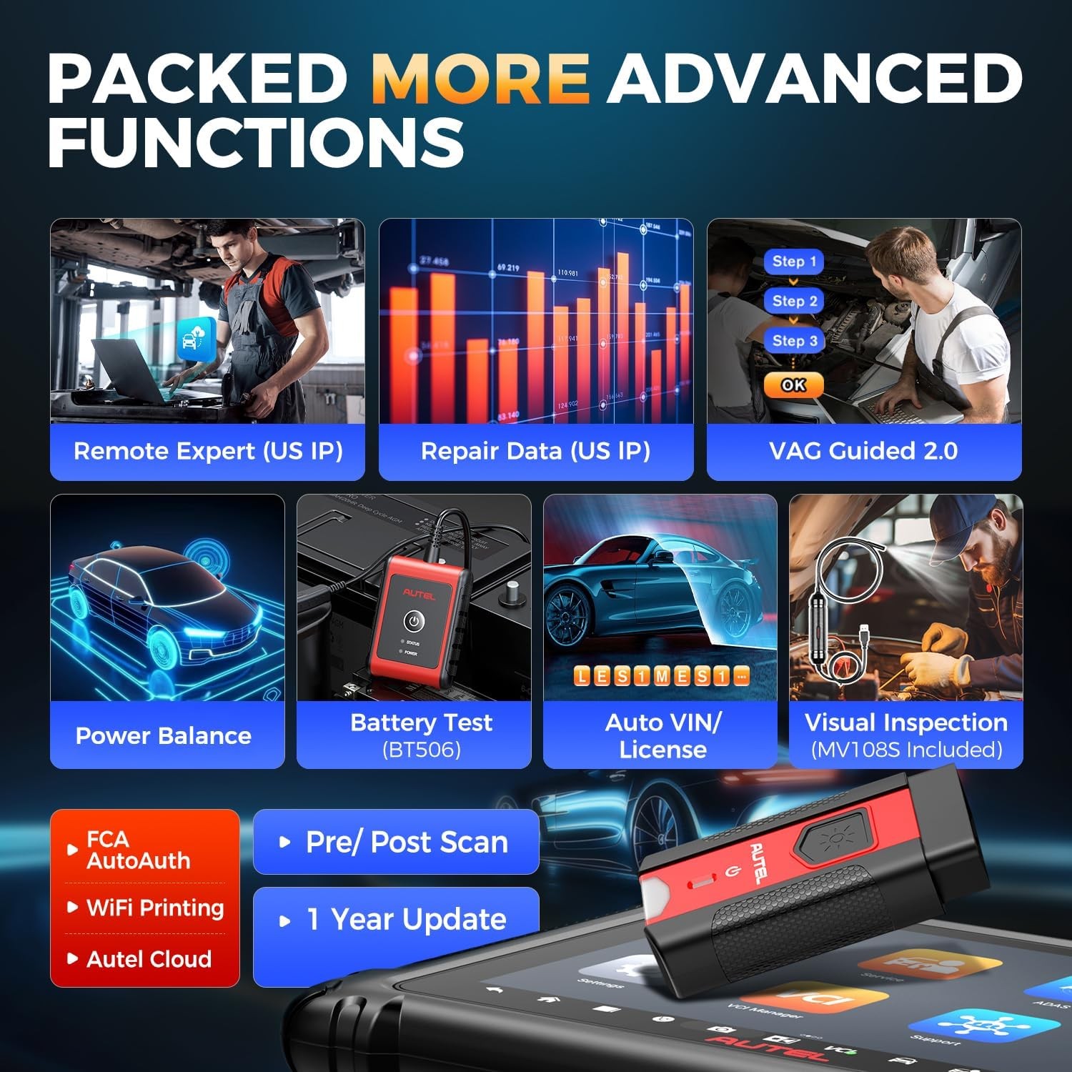 2026 Autel MaxiSYS MS906 Pro ECU Coding Full System Diagnostic Scanner MK906 PRO