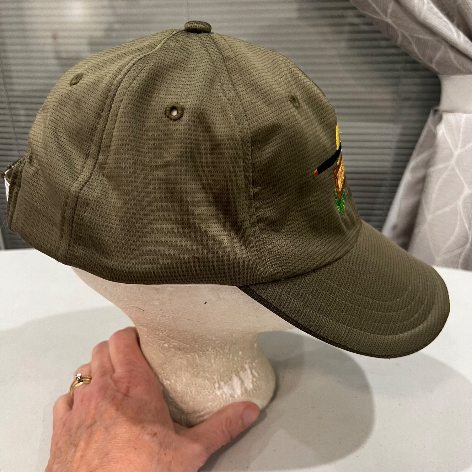 Sun n Fun Lakeland Florida Olive Green Hat Cap EUC