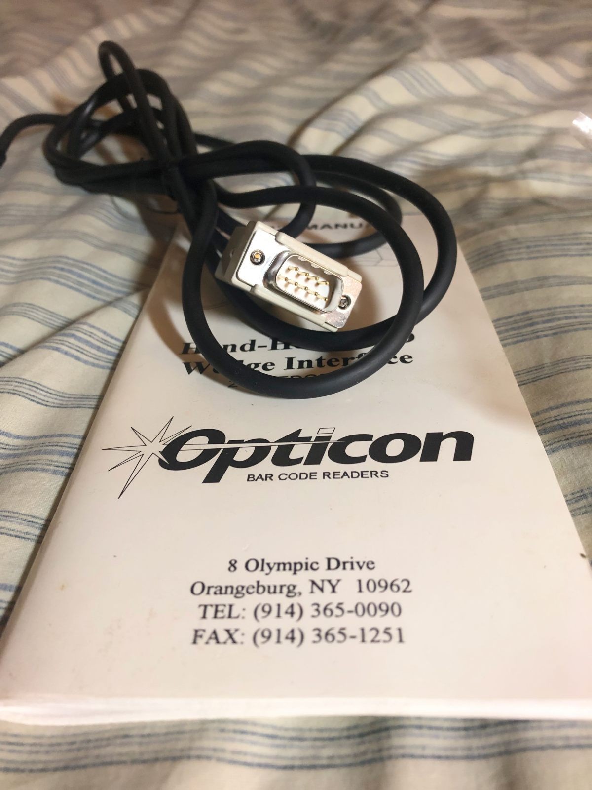 Opticon Hand-Held CCD Wedge Interface 25-WEDGE-06 Ver 5.0 Barcode Scanner Reader