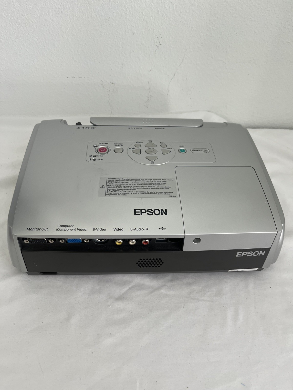 EPSON EMP-S4 LCD PROJECTOR W/ Remote