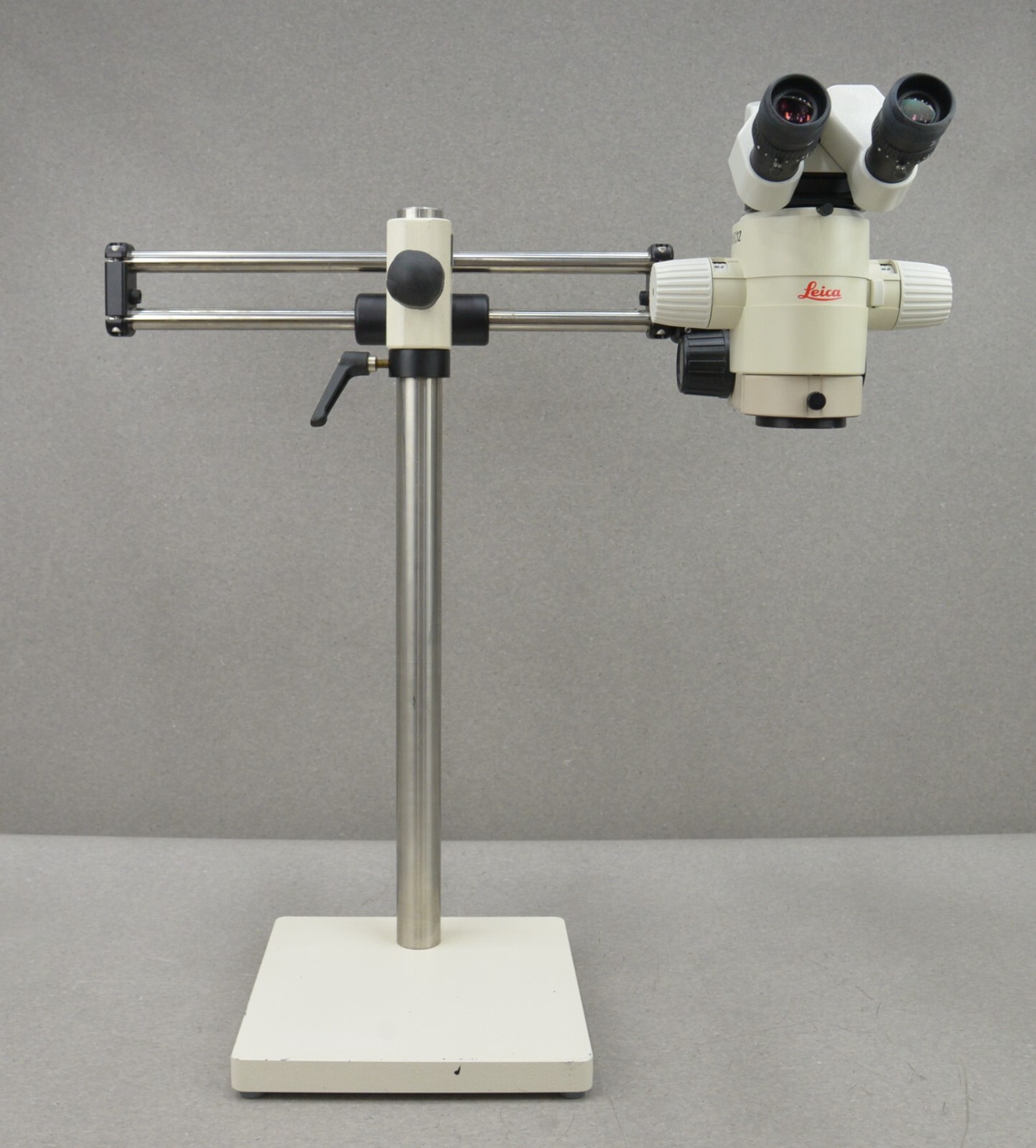 Leica MZ12 Binocular Stereo Zoom Microscope on Diagnostic Instruments Boom Stand