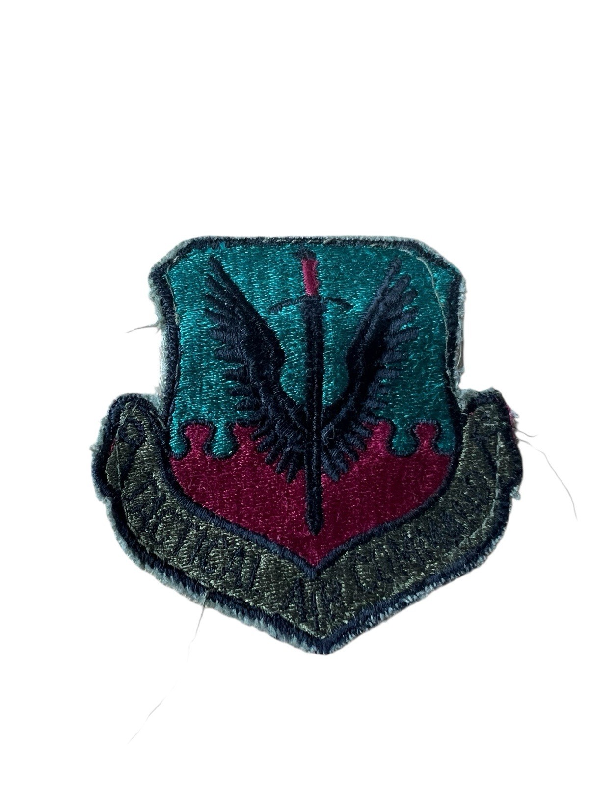 VINTAGE USAF AIR FORCE: AIR Combat Command SUBDUED BDU Patch / ORIGINAL MILITARY