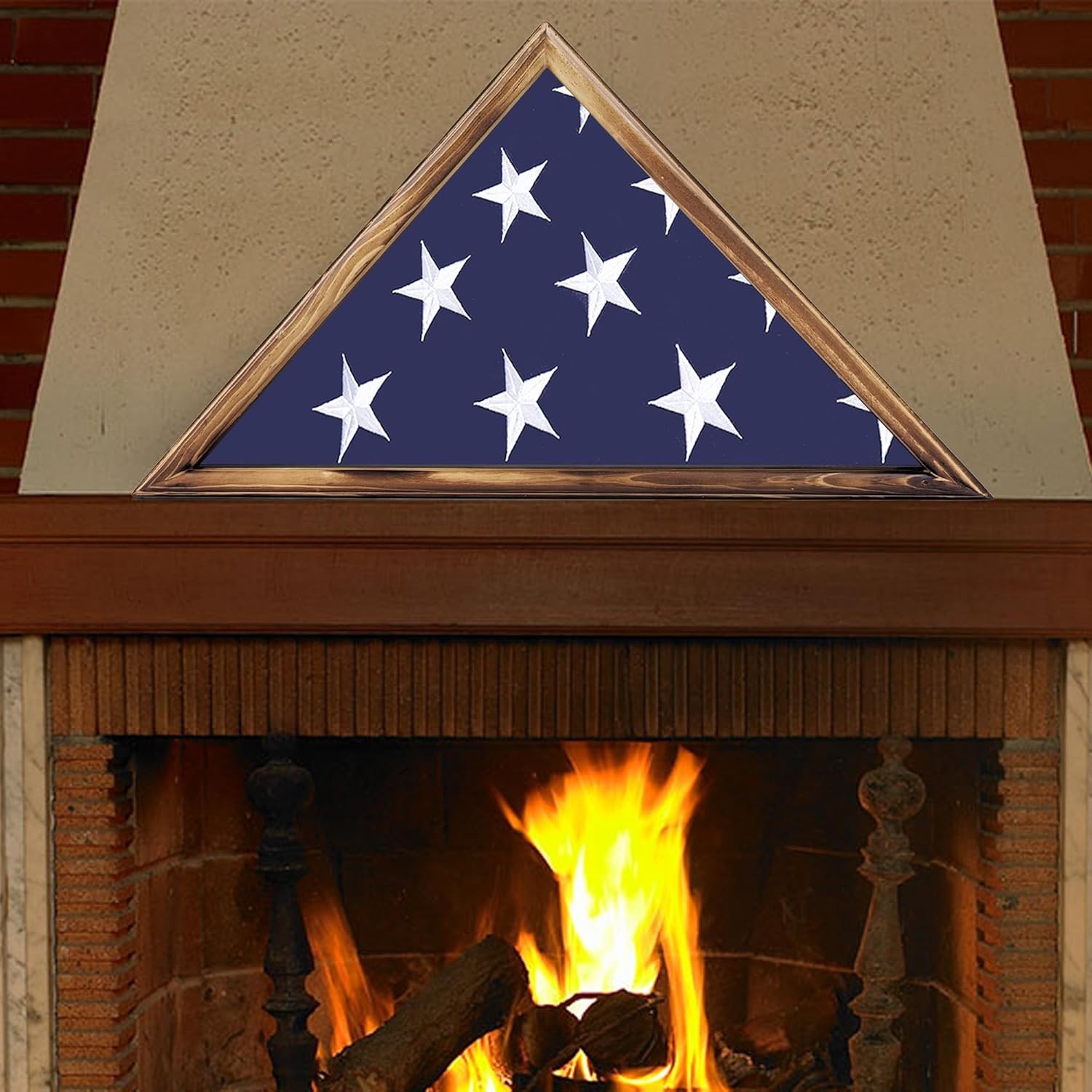 Large Flag Display 5“x9"-Vintage Carbonized, Vintage Carbonized