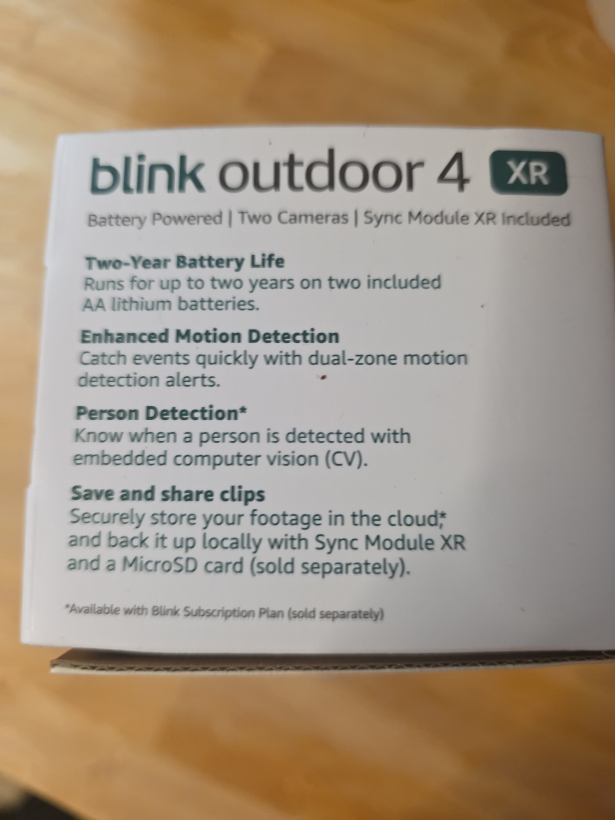 Blink Outdoor 4 XR , 4 Camera System w/Sync Module Included - New Sealed