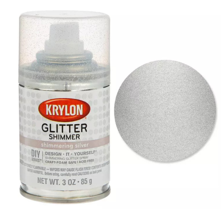 Krylon Glitter Shimmer Spray – Craft Glitter Spray Paint – New