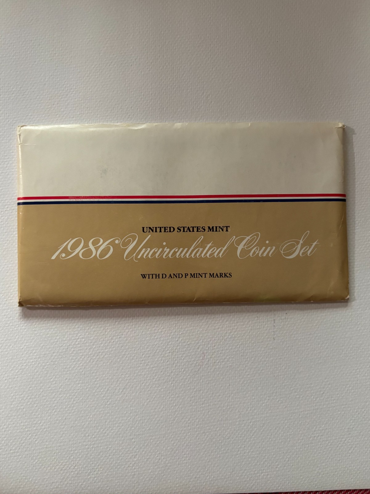1986 Uncirculated Denver & Philly Mint Coin Set - Original Government Packaging