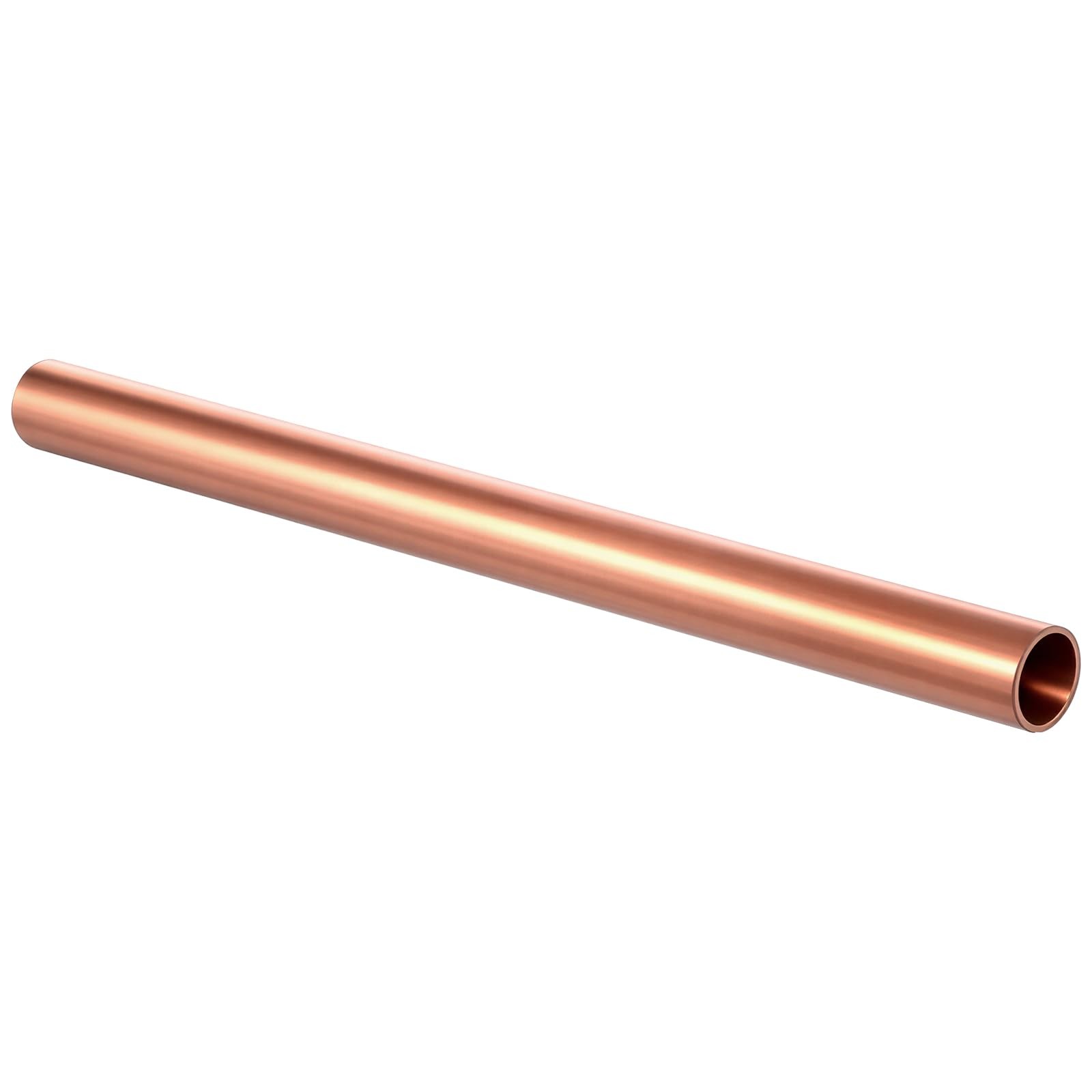 1 Pcs Copper Pipe 5/8"(15mm) OD 1mm Wall Thickness 200mm Length Copper Round ...