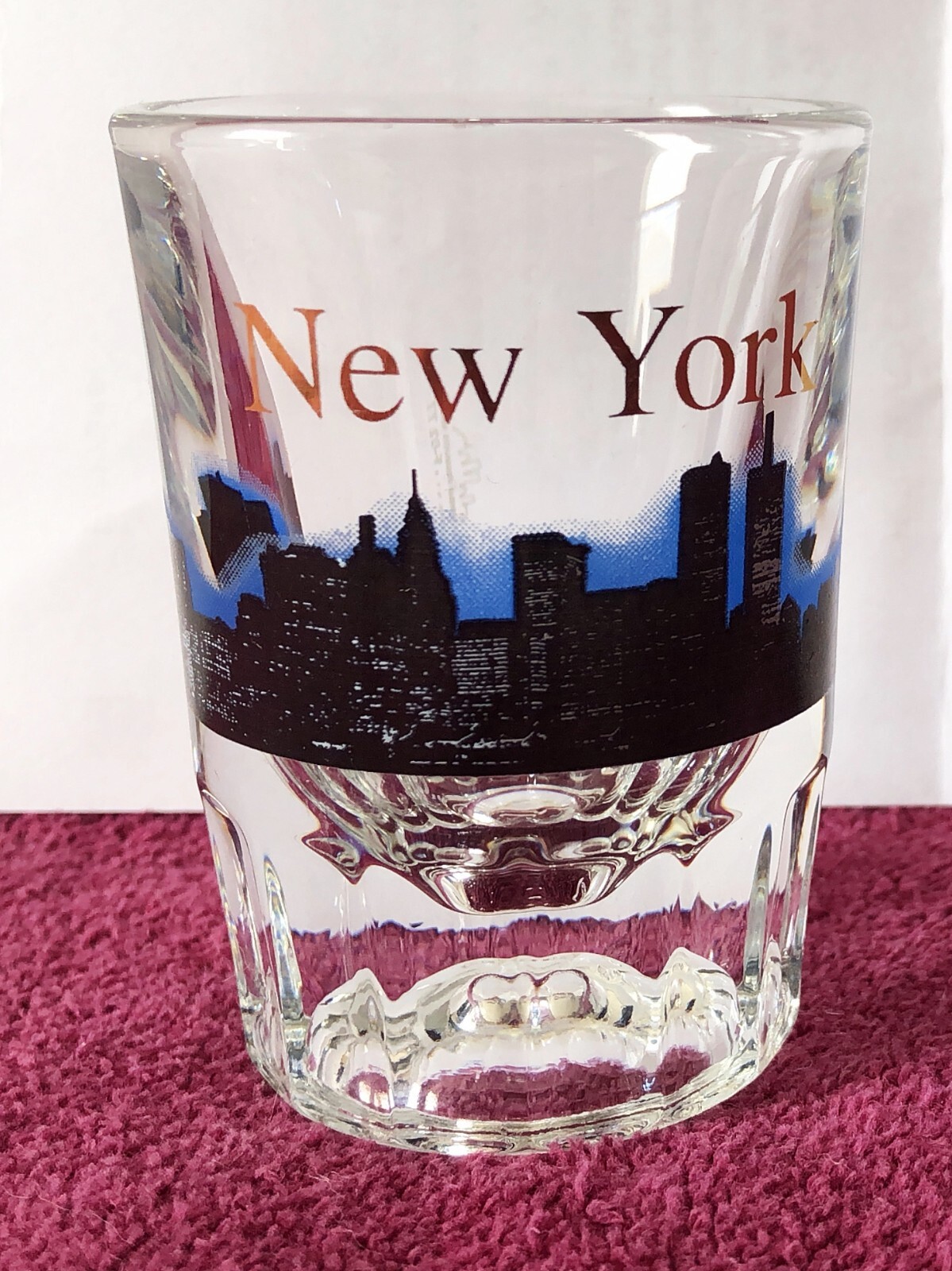 Vintage New York City Heavy Shot Glass