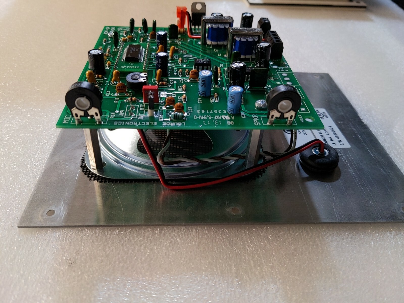 Speakerphone Module LouroeAOP-SP-W / LE-164 (2)-Way , Wall, Flush or Surface